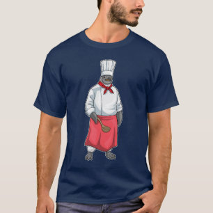 Penguin Cook Chef hat Cooking T-Shirt