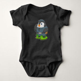 Penguin Cop Police Baby Bodysuit
