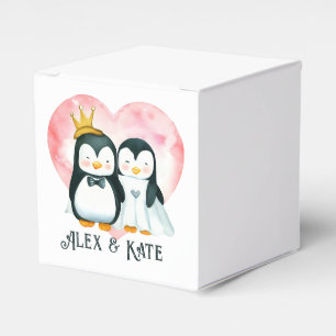 Penguin Couple Favour Box