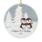 Penguin Couple Love Cute Christmas Ornament
