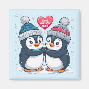 Penguin Couple Magnet