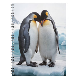 Penguin Couple On An Iceberg Notebook
