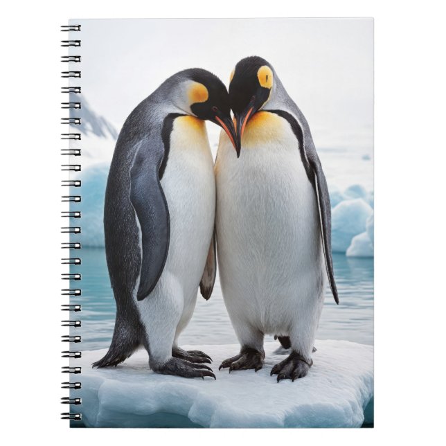 Penguin Couple On An Iceberg Notebook (Front)