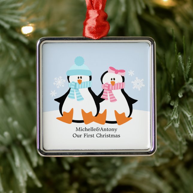 Penguin Couple Ornaments (Tree)