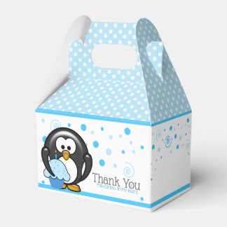 Penguin Cupcake Birthday Party Favour Box