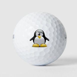 Penguin, cute golf balls