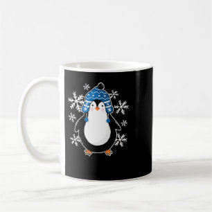 Penguin Cute penguin winter snowflakes 2 Coffee Mug