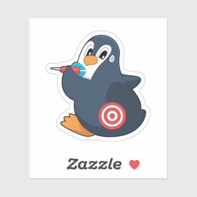 Penguin Darts Dart Dartboard (Sheet)