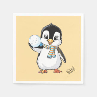 Penguin day celebrating-20 january or any napkin