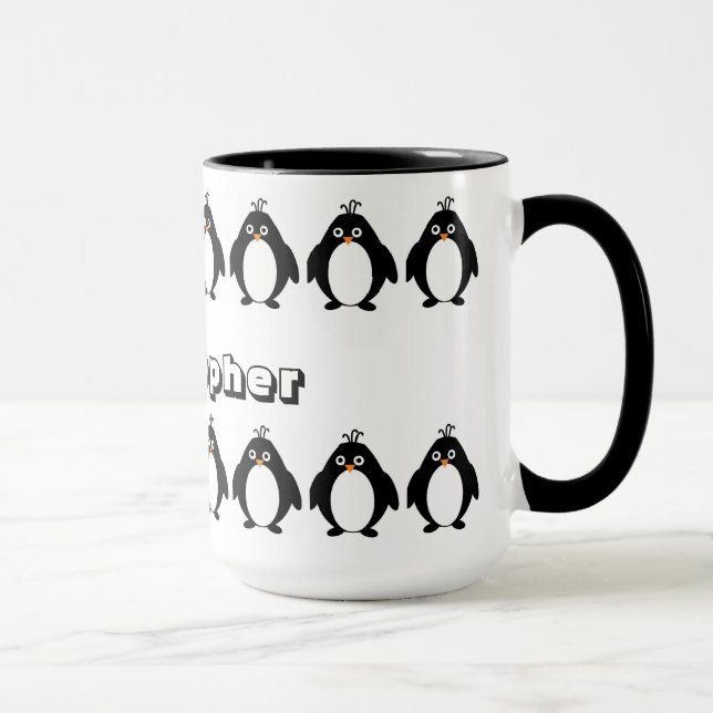 Penguin Design Mug (Right)