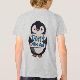 Penguin Don’t Miss Out Sign Tri-Blend Shirt