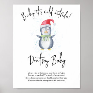 Penguin - Don't say baby Poster