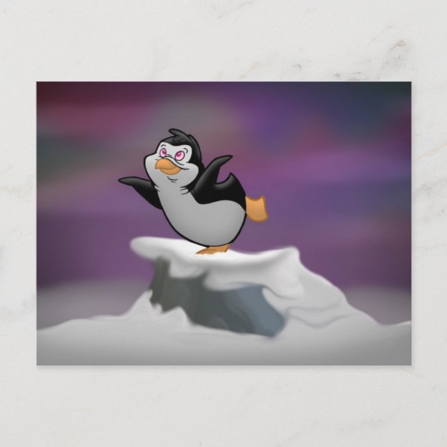 Penguin Dreaming Postcard (Front)