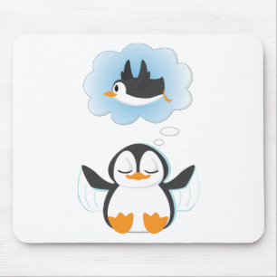 Penguin Dreams Mouse Mat
