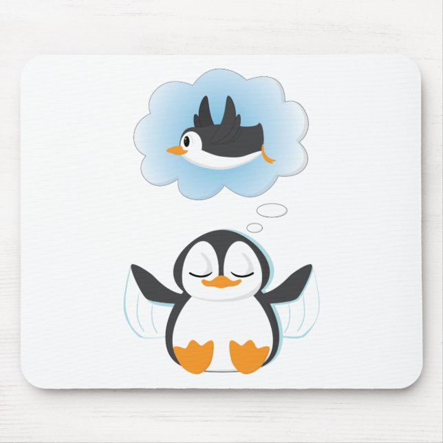 Penguin Dreams Mouse Mat (Front)