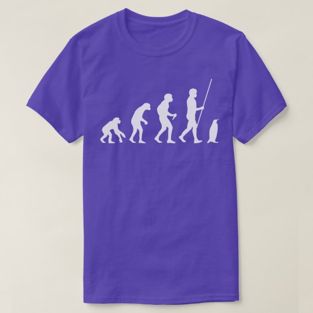 Penguin Evolution T-Shirt (Design Front)