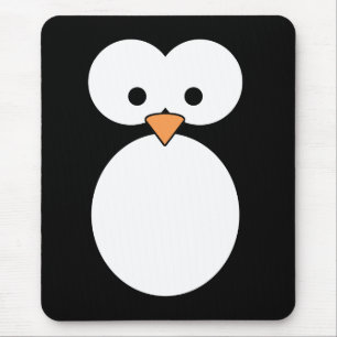 Penguin Eyes Mouse Mat