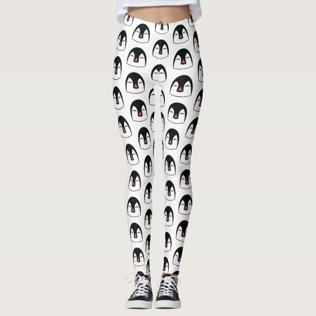 Penguin Face Leggings (Front)