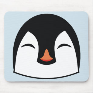 Penguin Face Mouse Mat