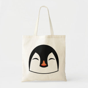 Penguin Face Tote Bag