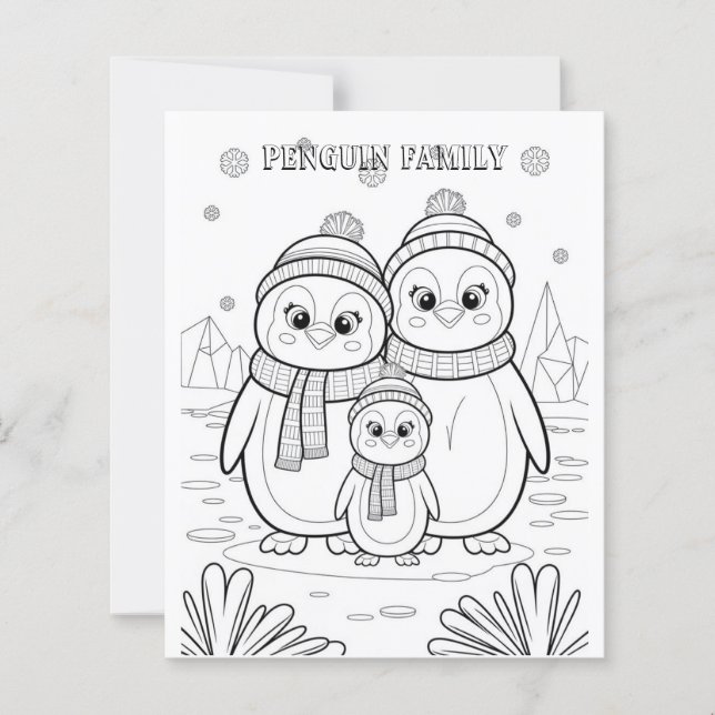 Penguin family (Front)