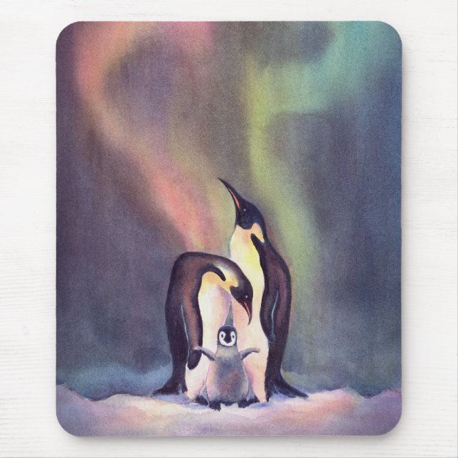 PENGUIN FAMILY by SHARON SHARPE Mouse Mat (Front)