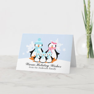 Penguin Family Christmas Cards
