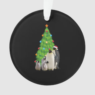 Penguin Family Christmas Ornament