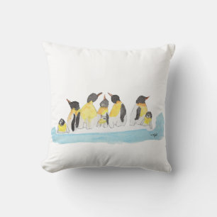 Penguin Family Cushion