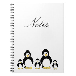 Penguin Family Notebook