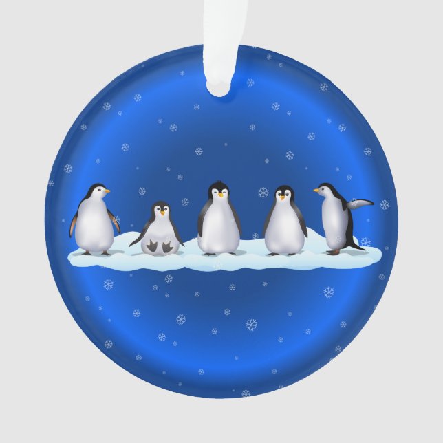 Penguin Family Ornament (Front)