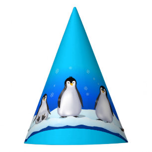 Penguin Family Party Hat