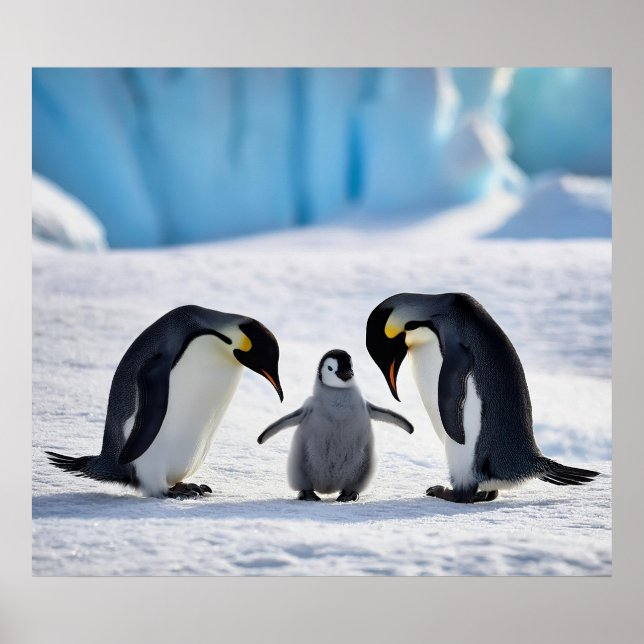 Penguin Family Poster (Front)