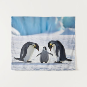 Penguin Family Tapestry