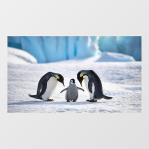 Penguin Family Window Cling