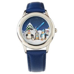 Penguin Family Winter Holiday Fun Watch For Kids