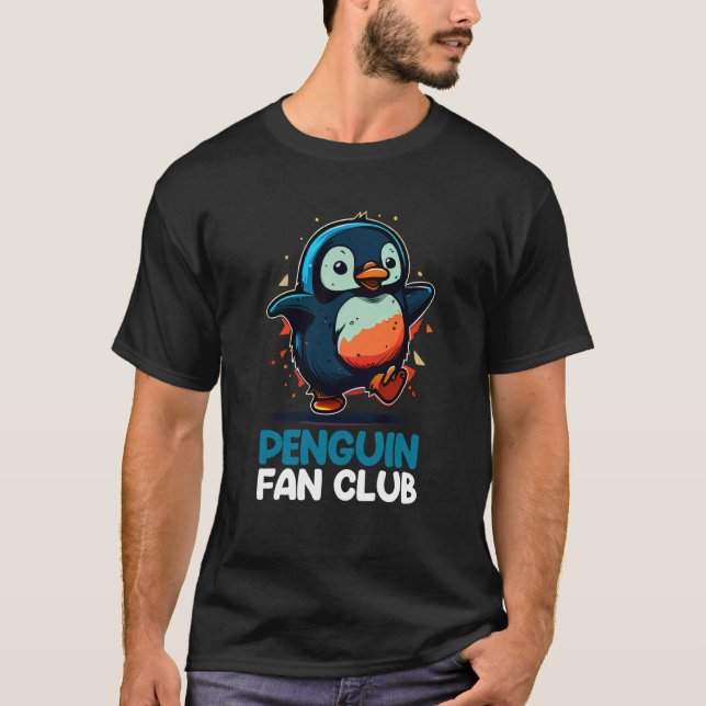 Penguin Fan Club Penguin Kids Boys Girls  3 T-Shirt (Front)