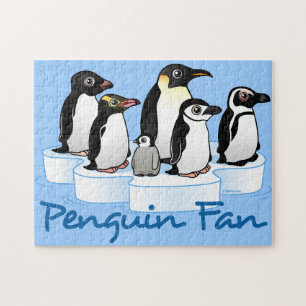 Penguin Fan Jigsaw Puzzle