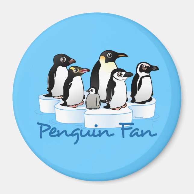 Penguin Fan Magnet (Front)