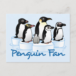 Penguin Fan Postcard