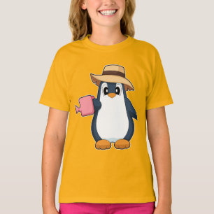 Penguin Farmer Watering can T-Shirt