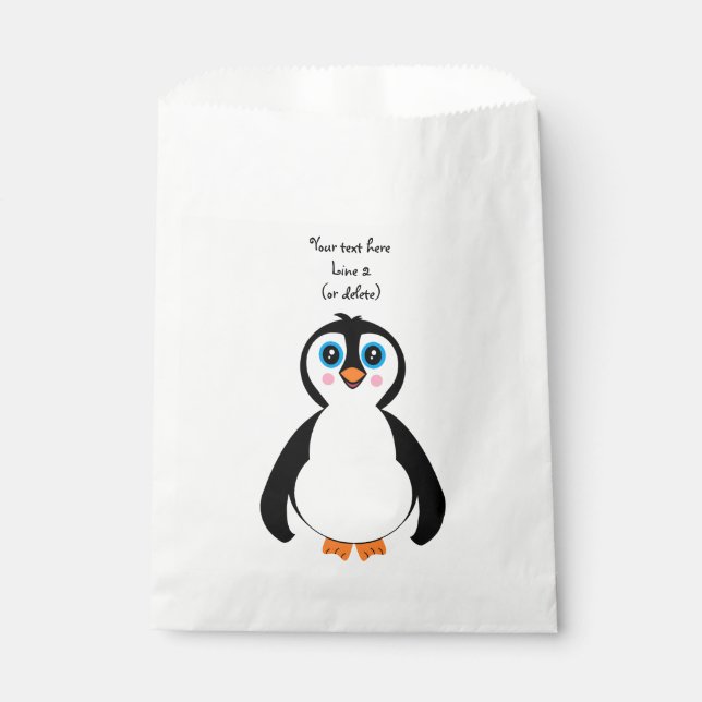 Penguin Favour bag (Front)