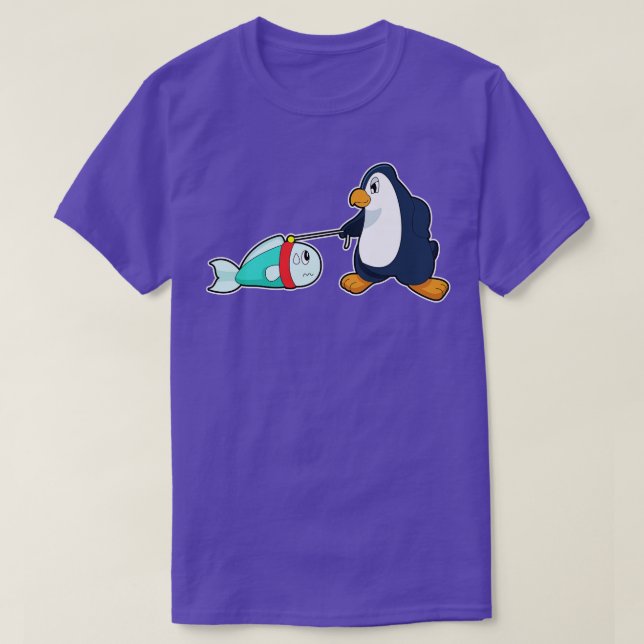 Penguin Fish 1 T-Shirt (Design Front)