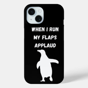 penguin flaps applaud inappropriate embarrassing iPhone 15 case