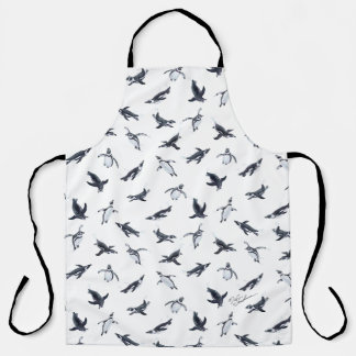 Penguin Flight Squad | Ocean Art Design Apron