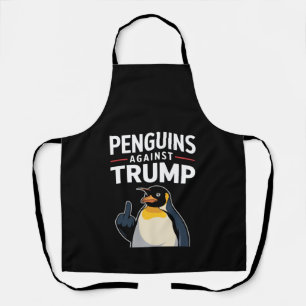 Penguin Flippers Up Resist Penguins Against Trump Apron