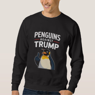 Penguin Flippers Up Resist Penguins Against Trump Sweatshirt