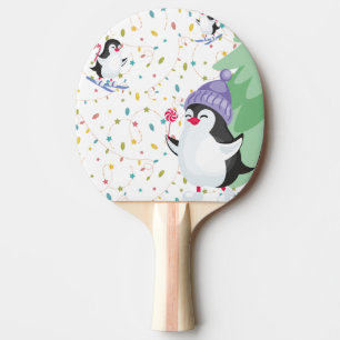 Penguin Folly Ping Pong Paddle