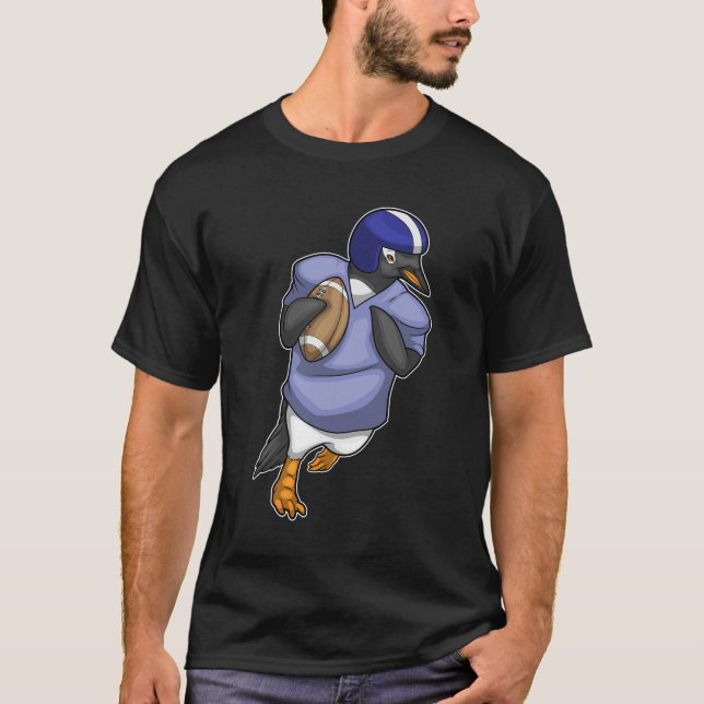 Penguin Football Sports T-Shirt (Front)