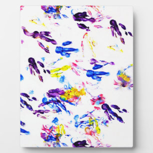 penguin footprints plaque